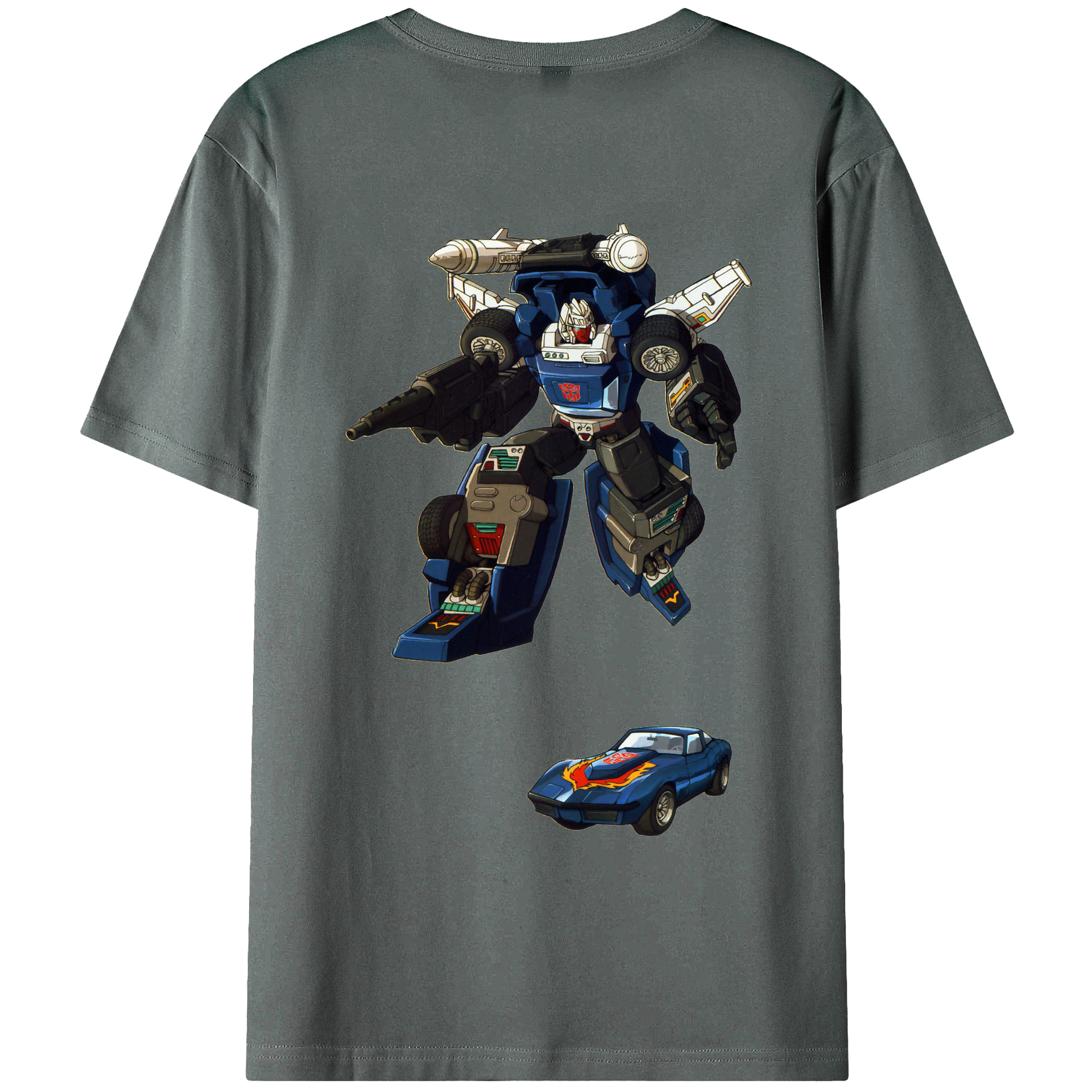 （画像用）  綿100％ メンズ半袖Tシャツ（バックプリント） 通気性